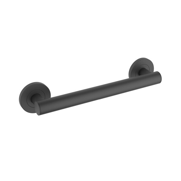 Kibi 12-Inch Stainless Steel Grab Bar - Matte Black KGB1112MB - main